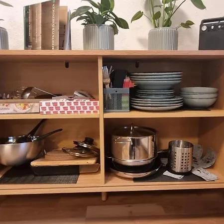 公寓 Z1 - Zentral Mit Parkplatz Am Objekt 迈宁根